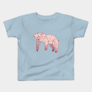 Pastel demon bear Waffles Kids T-Shirt